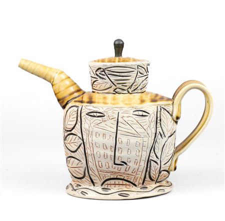 POTTERY TEAPOT