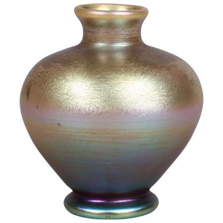 TIFFANY FAVRILE GLASS BUD VASE