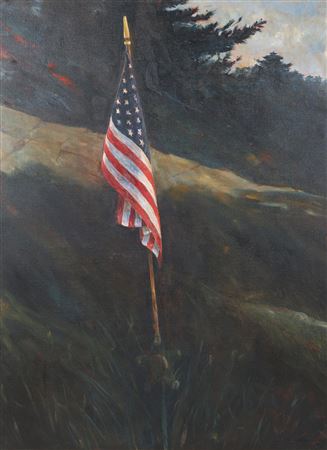 "Flag at Dusk"