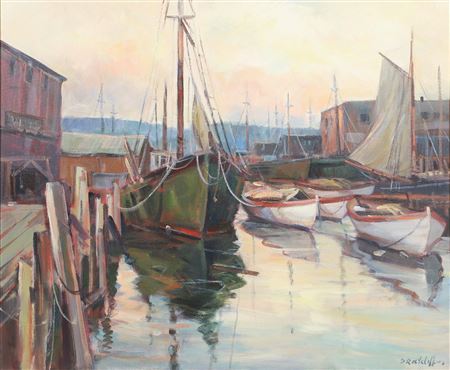 "Eventide, Gloucester Harbor"