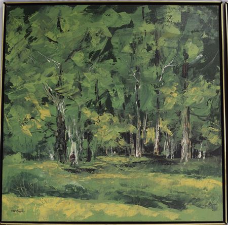 Large woodland landscape