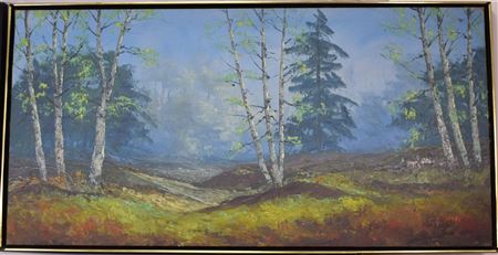 Large, woodland landscape
