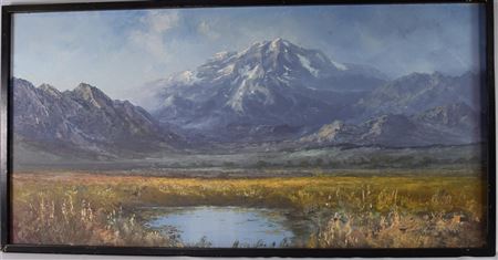 Large, Mountain landscape