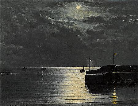 MOONLIGHT AT RUSH HARBOUR, OCTOBER