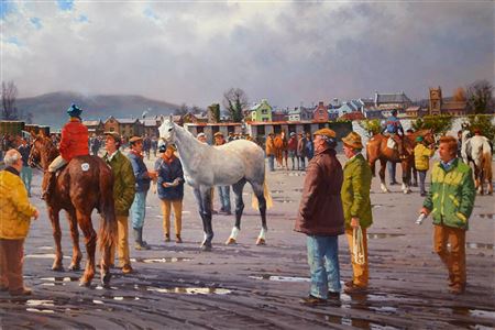 HORSE FAIR AT GORESBRIDGE, COUNTY KILKENNY