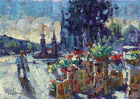 FLOWER SELLERS, HAROLD'S CROSS, DUBLIN