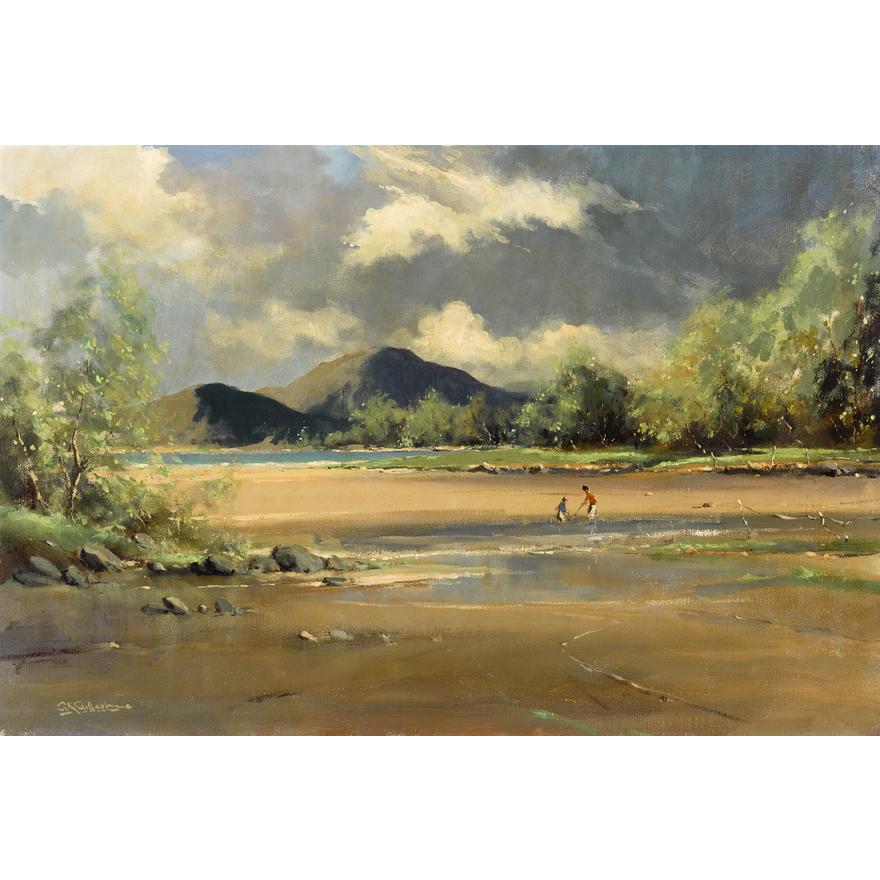 FIGURES IN A COASTAL LANDSCAPE