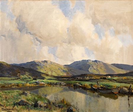 A WEE HARBOUR, LOUGH ANURE, COUNTY DONEGAL