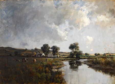 A FARM IN THE GLENS, COUNTY ANTRIM