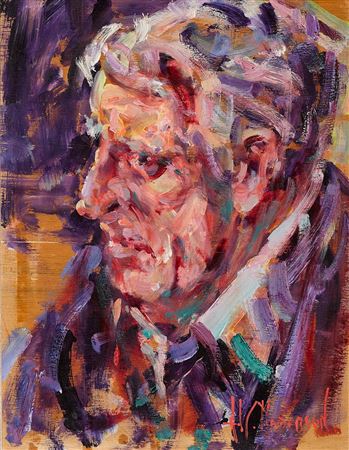 STUDY OF HEAD, TALLOW HORSE FAIR, COUNTY WATERFORD