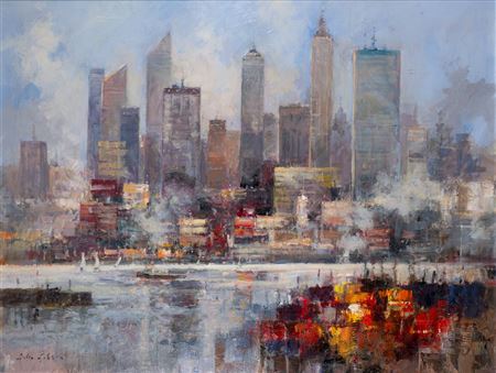 Sample artwork by Colin Gibson (Born 1948), known for painting - View similar artists and auction records