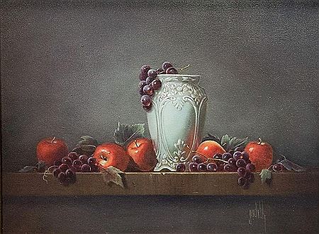 Still Life-Fruit, Pottery