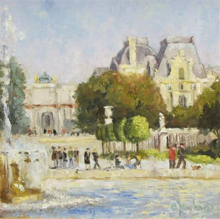Fall Day at the Louvre