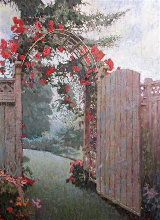 Rose Trellis Gate