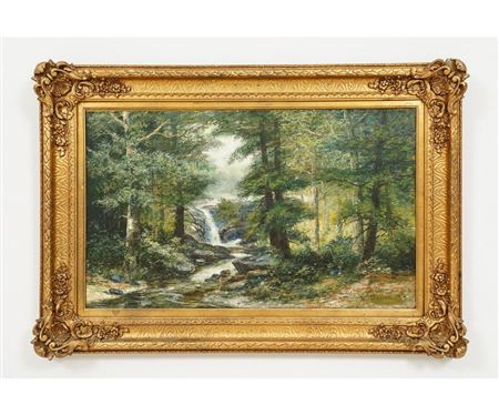 A woodland stream landscape by Victor Shearer - Auction record, sale price, and art valuation. Compare with similar artists and explore comparable artworks.