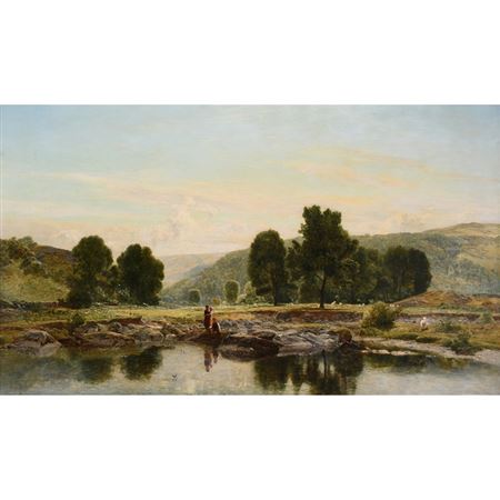 The Stream Rests Awhile by Thomas Danby - Auction record, sale price, and art valuation. Compare with similar artists and explore comparable artworks.