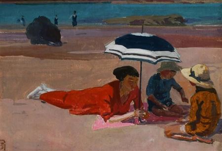 Sample artwork by Walter John Bayes (1869 - 1956), known for landscape, seascape, figure, still life and portrait painting, teaching - View similar artists and auction records