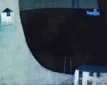 Sample artwork by Simon Pooley (Born 1955), known for painting - View similar artists and auction records