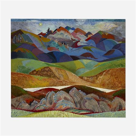 Sample artwork by Will Henry Stevens (1881 - 1949), known for modernist views, botanic to non objective - View similar artists and auction records