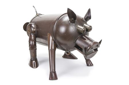 Sample artwork by Clayton George Bailey (1939 - 2020), known for funk metal and ceramic sculpture, earthenware objects, teaching - View similar artists and auction records