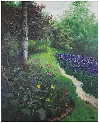 Sample artwork by Heddy Kun (Born 1936), known for painting - View similar artists and auction records