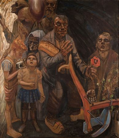 'De armen van geest' ('The poor in spirit') by Marius Richters - Auction record, sale price, and art valuation. Compare with similar artists and explore comparable artworks.