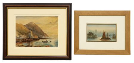 FISHING BOATS (2) by Thomas Mortimer - Auction record, sale price, and art valuation. Compare with similar artists and explore comparable artworks.