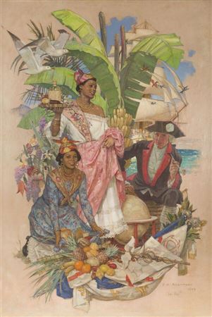 The islands, 1947 by François-Maurice Roganeau - Auction record, sale price, and art valuation. Compare with similar artists and explore comparable artworks.