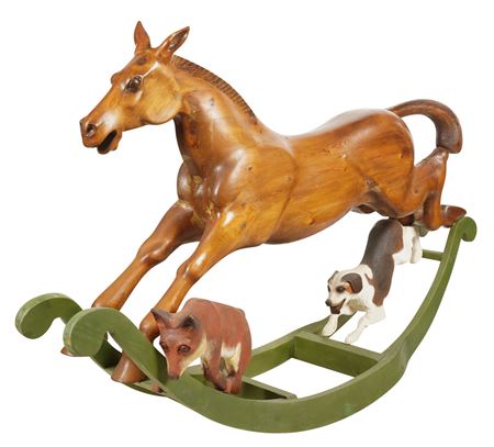 Folk Art Rocking Horse