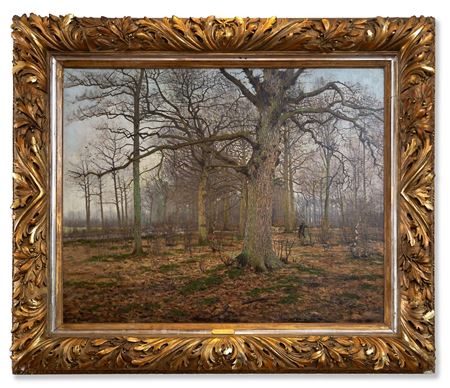 Hunter in a Forest Interior