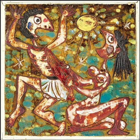 Joseph and Potipharka by Jan Kutalek - Auction record, sale price, and art valuation. Compare with similar artists and explore comparable artworks.
