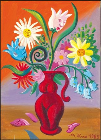 Blumenstrauss an sich II. by Milan Kunc - Auction record, sale price, and art valuation. Compare with similar artists and explore comparable artworks.