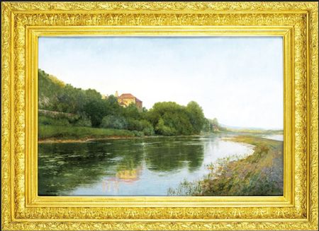 The fortress above the pond