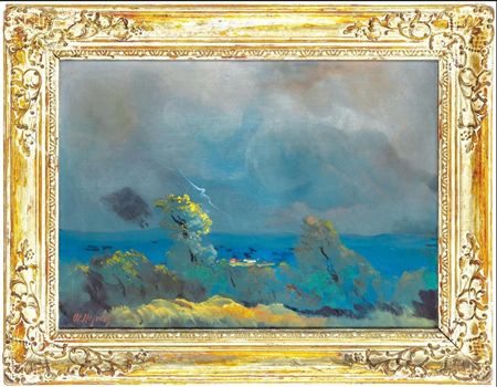 The landscape before the storm by Otakar Nejdely - Auction record, sale price, and art valuation. Compare with similar artists and explore comparable artworks.