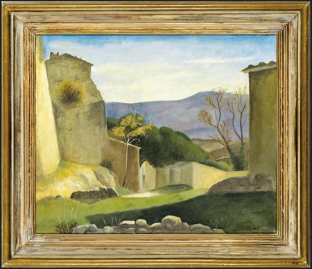 Provençal landscape (View from Simiane)