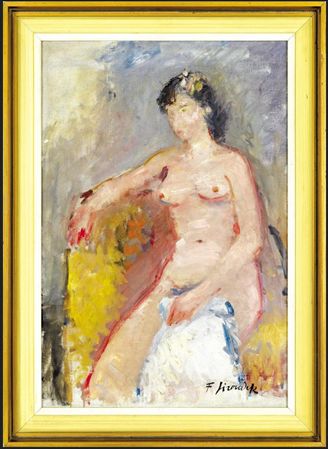 Sample artwork by Frantisek Jiroudek (1914 - 1991), known for still life and landscape painting - View similar artists and auction records