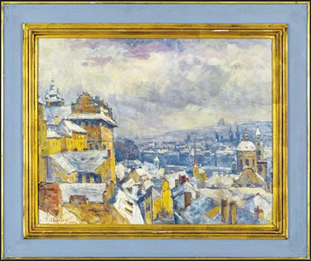 Prague in winter