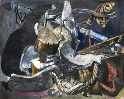 Sample artwork by Jan Brazda (1917 - 2011), known for painting - View similar artists and auction records