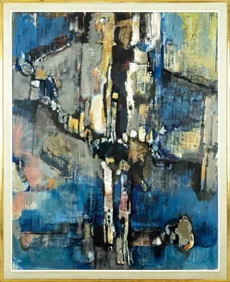Sample artwork by Endre Nemes (1909 - 1985), known for abstract figure painting, surrealism - View similar artists and auction records