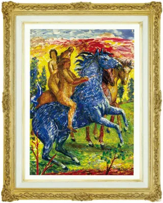 Women on horses