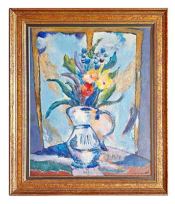 Flowers in a Toledo pot