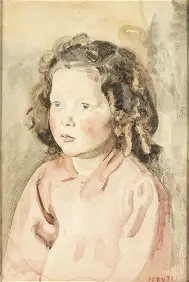 Portrait of a baby girl