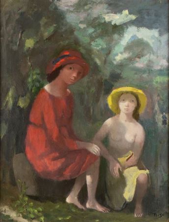 Sample artwork by Ferdinando Troso (1910 - 1990), known for painting and sculpture - View similar artists and auction records