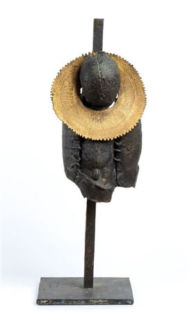 Man with the Golden Collar by Gaetano Pompa - Auction record, sale price, and art valuation. Compare with similar artists and explore comparable artworks.