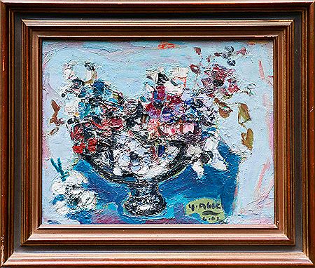 Anemones with a silver cup - 1962