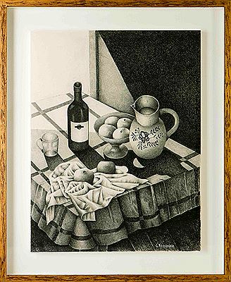 Still life with a fruit bowl - 1968