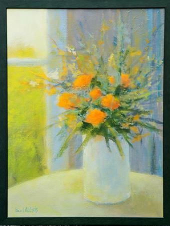 Bouquet, orange ambiance