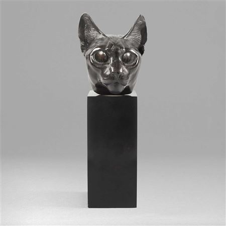 Tête de chat égyptien - vers 1930/1950