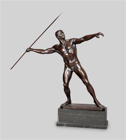 Javelin thrower by Karl Mobius - Auction record, sale price, and art valuation. Compare with similar artists and explore comparable artworks.