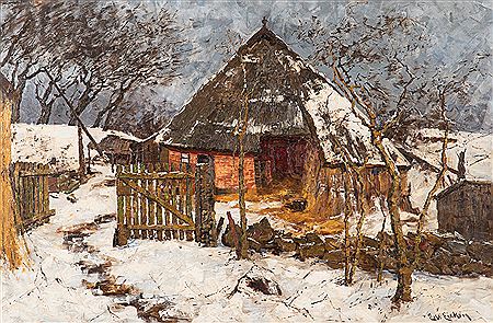 Das Dornenhaus im winterlichen Tauschnee by Elisabeth von Eicken - Auction record, sale price, and art valuation. Compare with similar artists and explore comparable artworks.